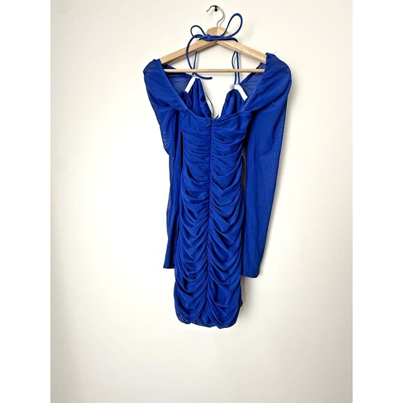 Hello‎ Molly WHISKEY SOUR DRESS BLUE luxury adjustable shoulder strapp navy XL - Picture 6 of 10